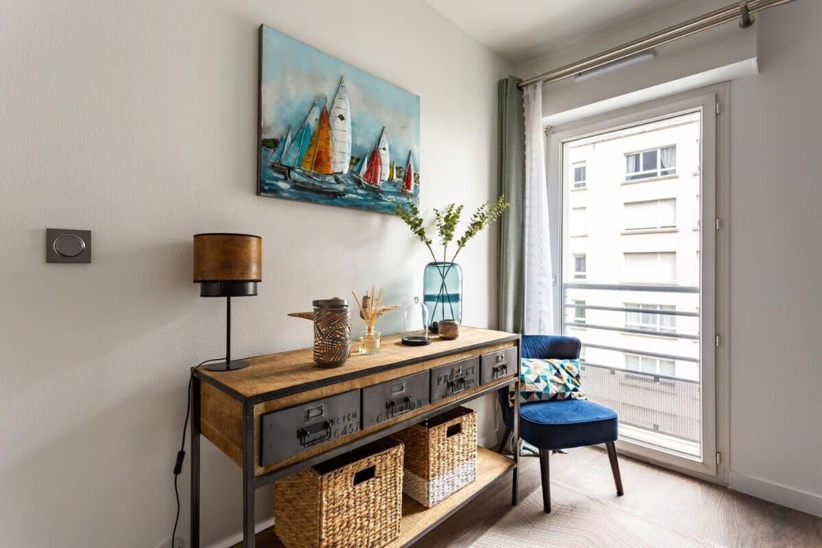 Le Saint Helier -Appartement Cosy Et Calme Parking Ренн Экстерьер фото