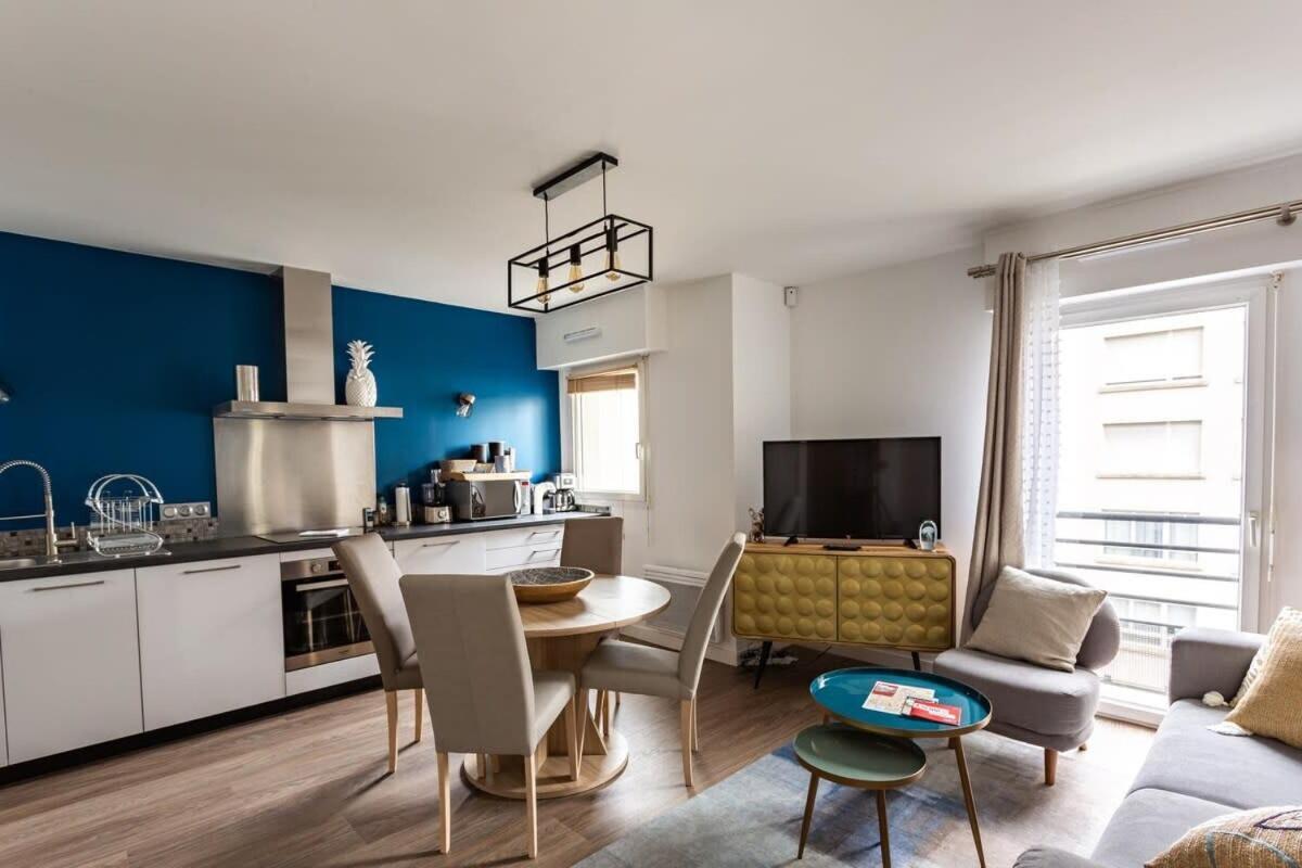 Le Saint Helier -Appartement Cosy Et Calme Parking Ренн Экстерьер фото